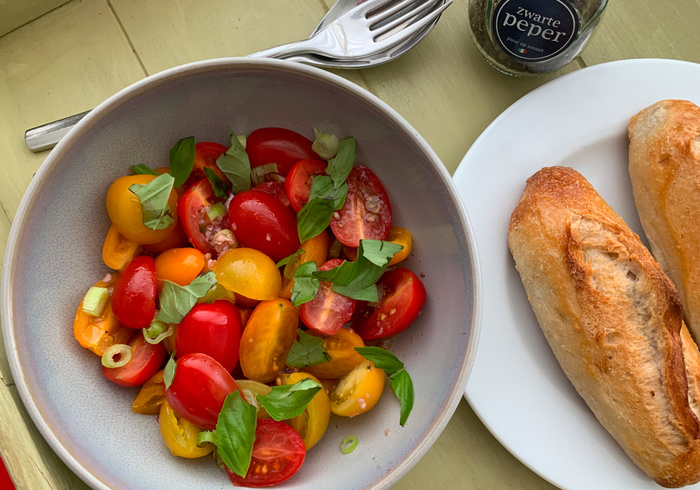 Gemengde tomatensalade